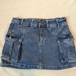 Denim Mini Skirt Elleven GIRLS LARGE